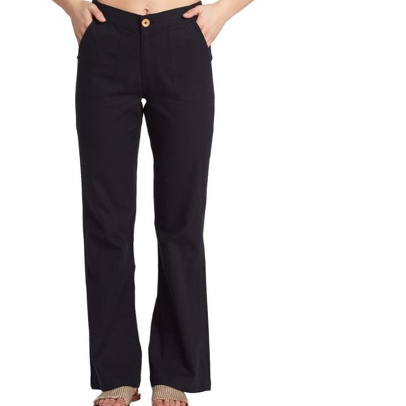 Roxy Pants - Roxy Oceanside High Waist Cotton Linen pants EUC